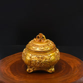 Antique Golden Storage Box - waseeh.com